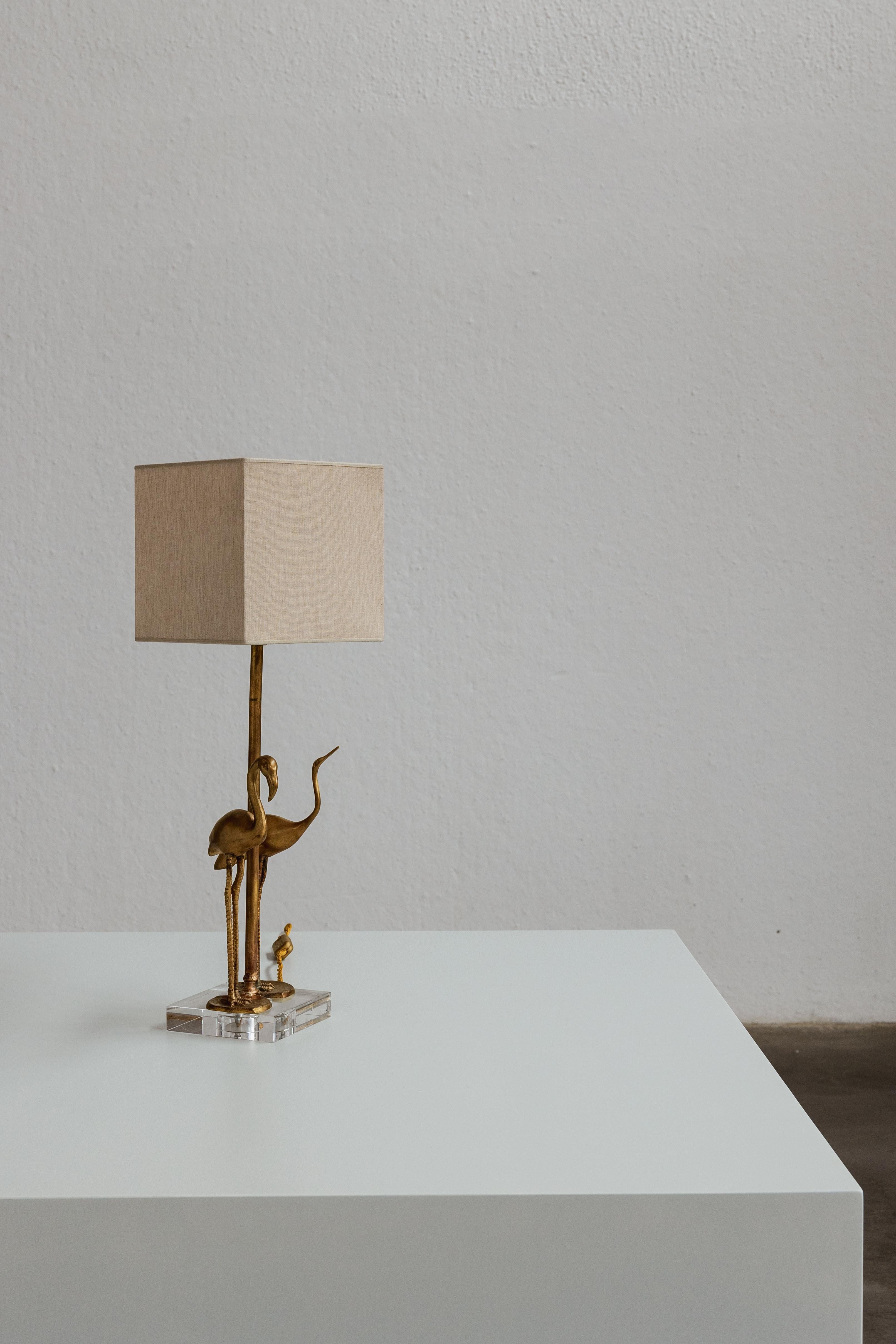 Mid-Century Modern Tommaso Barbi “Flamingo” Table Lamps, 1970, Set of 2 For Sale