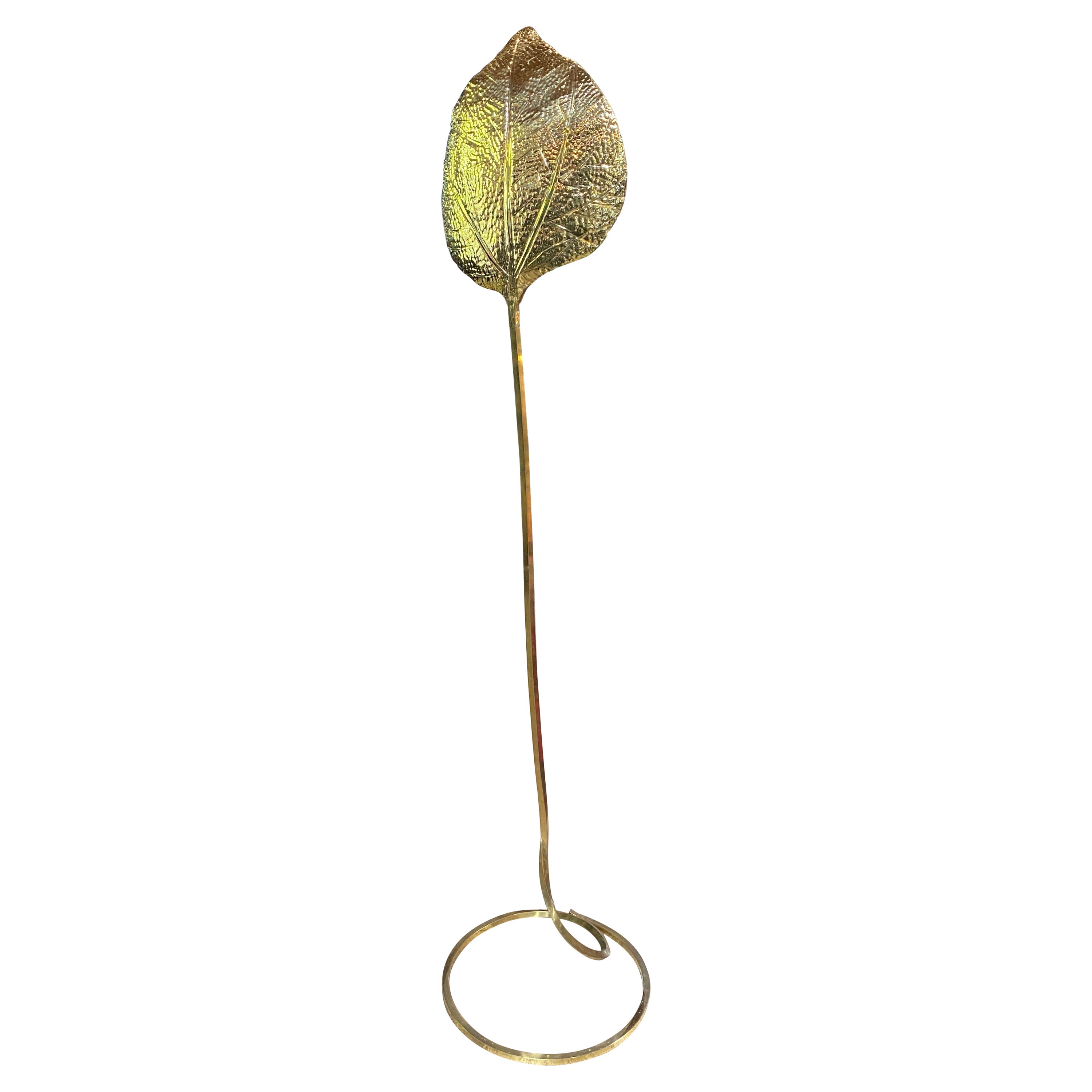 Tommaso Barbi "Foglia" Floor Lamp, 1970s
