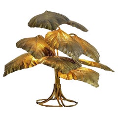 Tommaso Barbi for Bottega Gadda Rhubarb Leaves Floor Lamp, Italy, 1970s