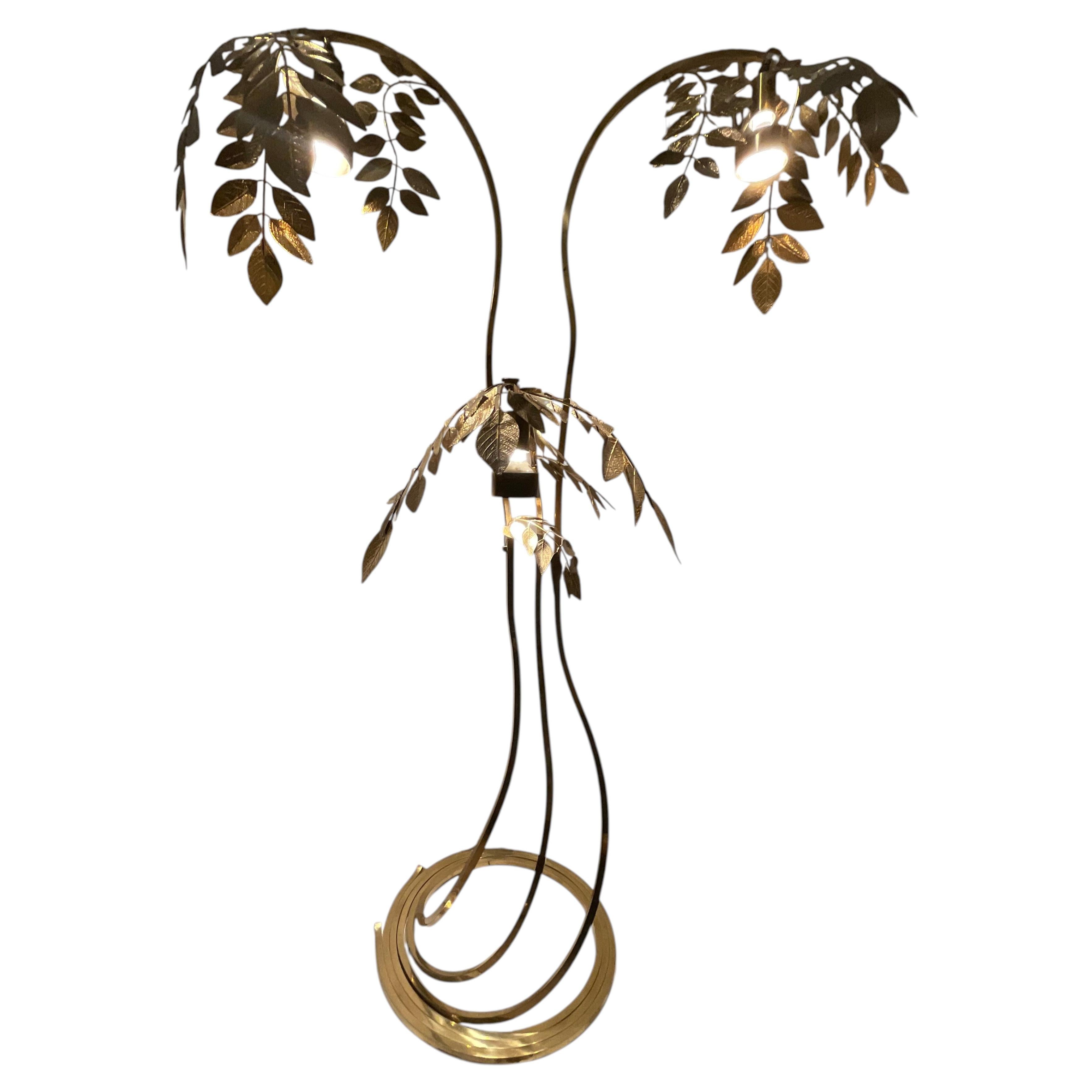TOMMASO BARBI - “Glicine” Lamp - Made in Italy, 1970. For Sale