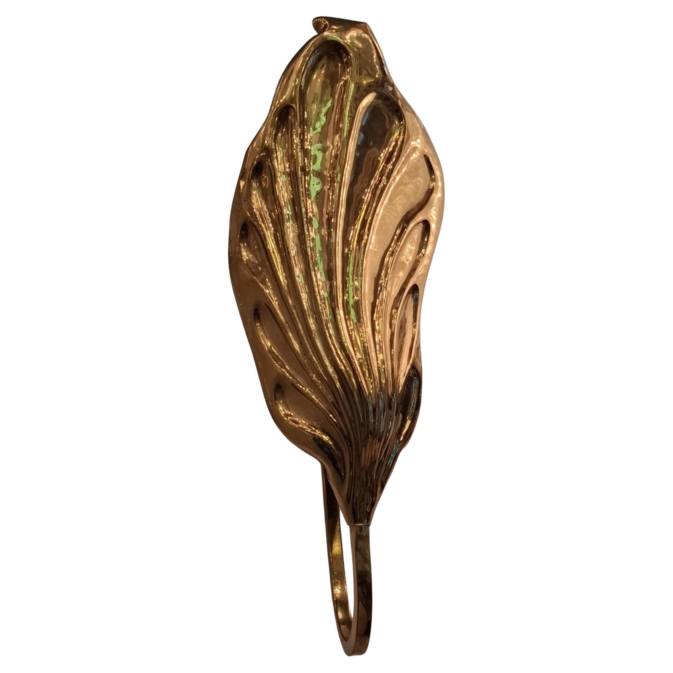 Tommaso Barbi “ Rhubarb “ n 3 Appliqués Ottone 1960 Italy in vendita