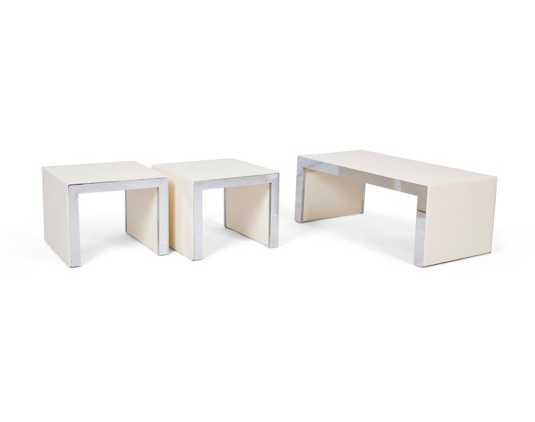 Late 20th Century Tommaso Barbi Side Tables For Sale
