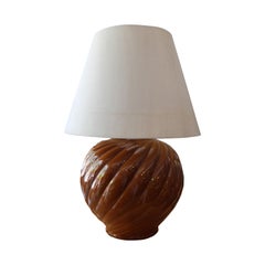 Tommaso Barbi Swirl Ceramic Table Lamp