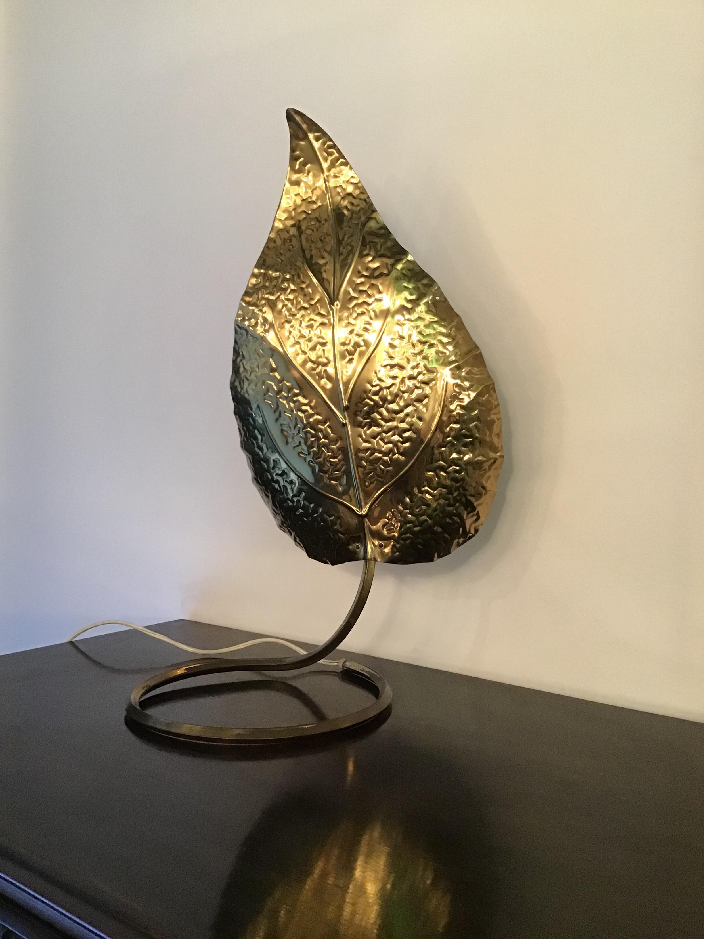 Other Tommaso Barbi Table Lamp Brass, 1970