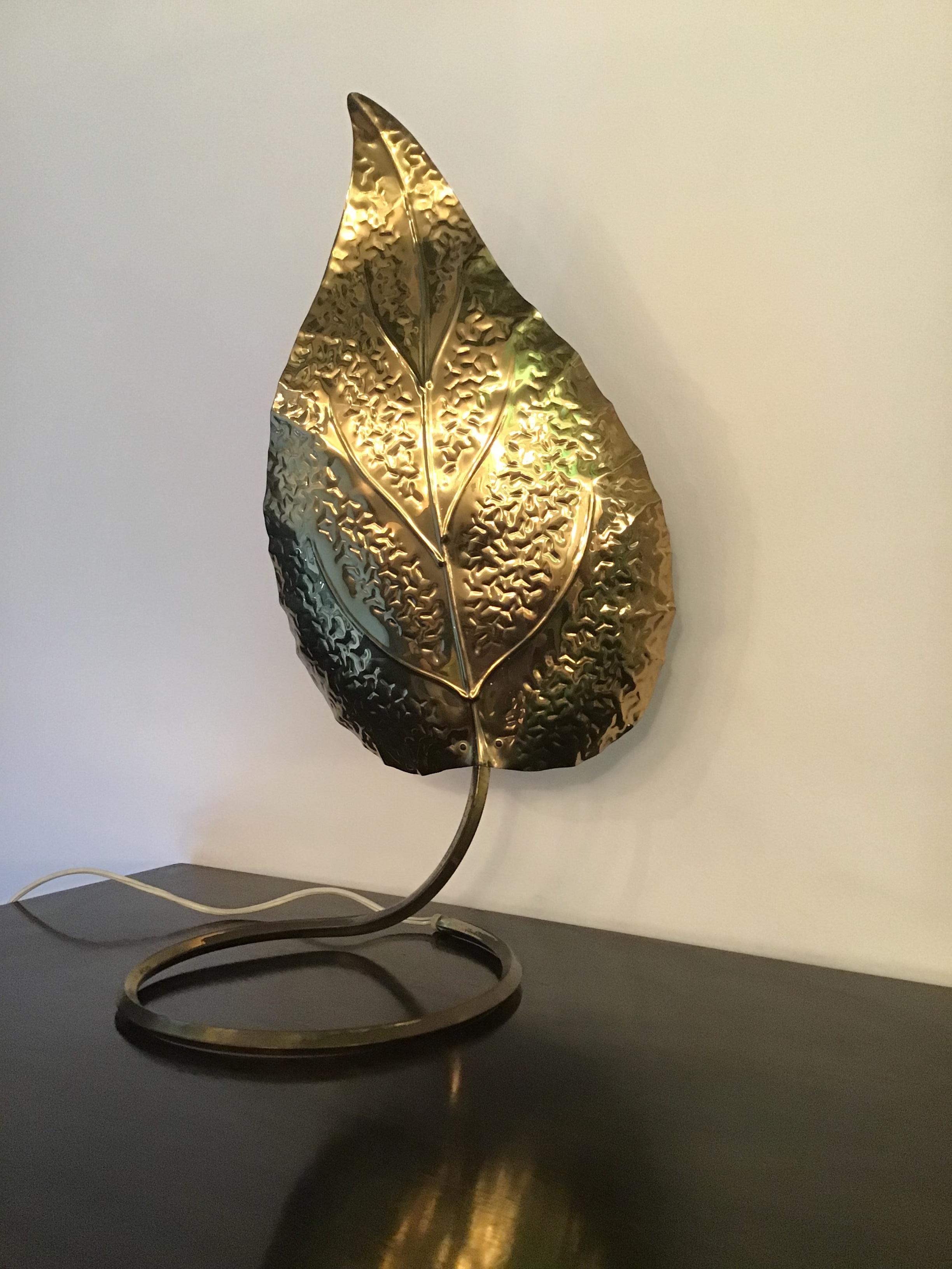 Tommaso Barbi Table Lamp Brass, 1970 In Excellent Condition In Milano, IT