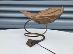 Tommaso Barbi, Lampada da tavolo, Ottone, Italia, anni '60