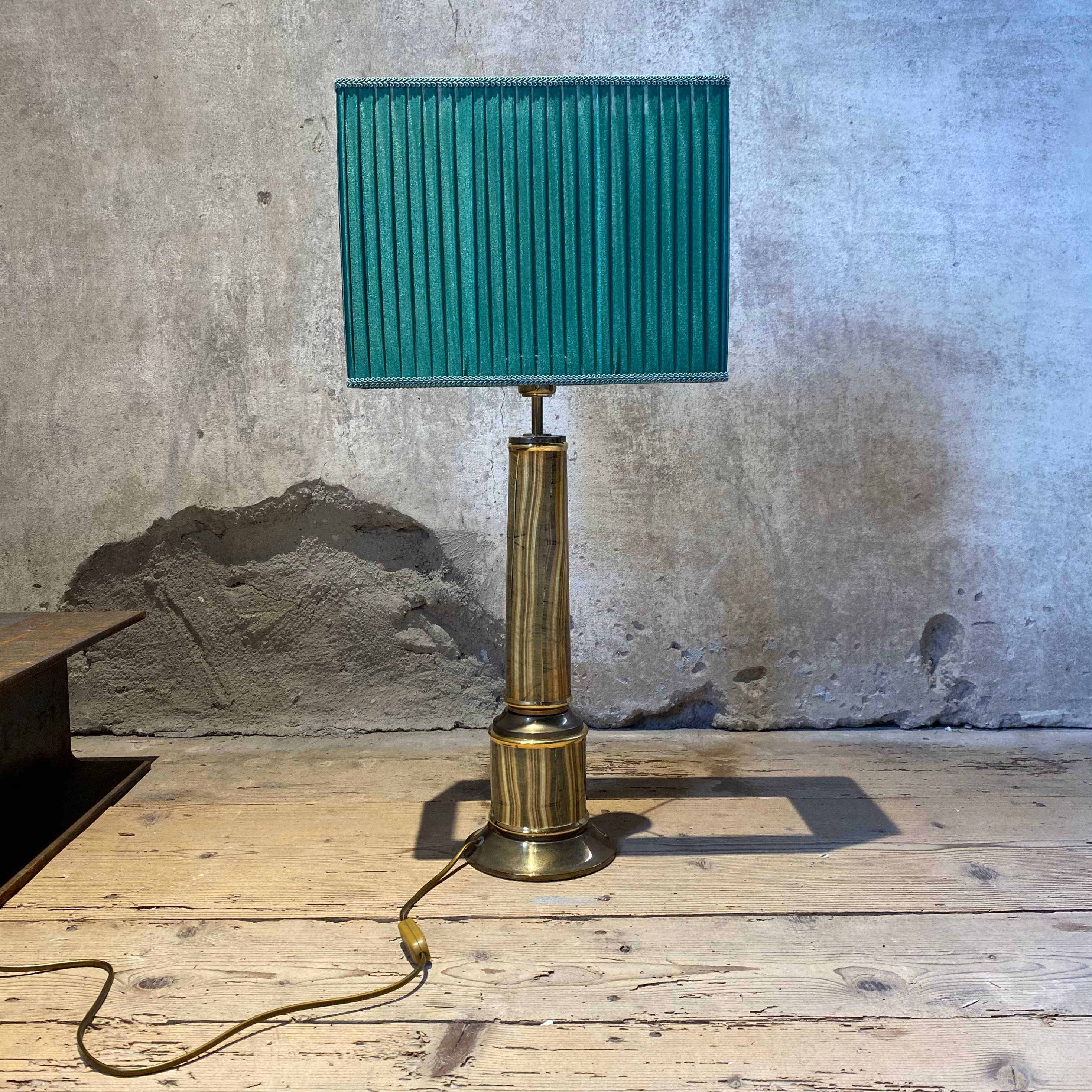 Tommaso Barbi Table Lamps in Marble and Brass, 1972 5