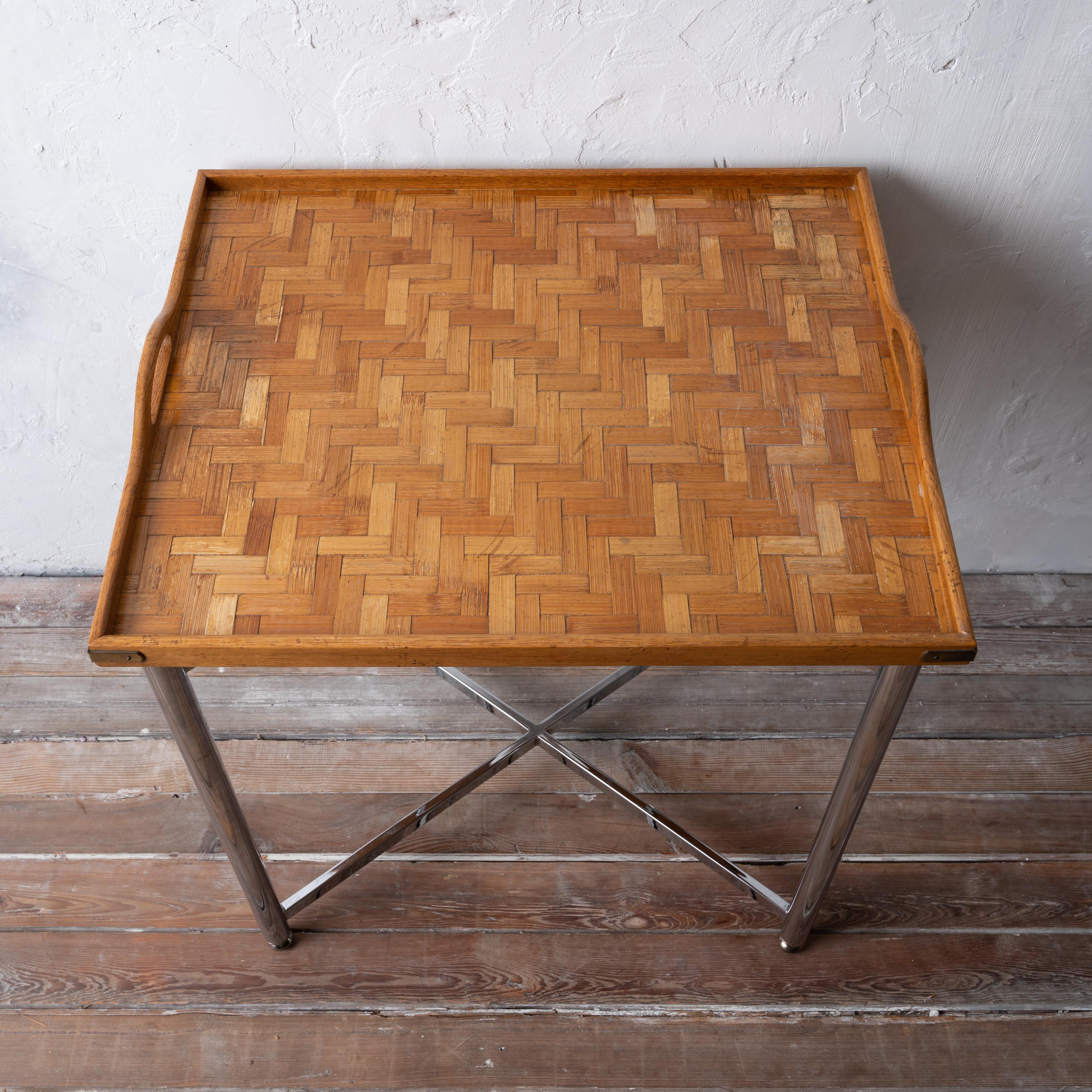 Late 20th Century Tommaso Barbi Tray Table, 1970s For Sale