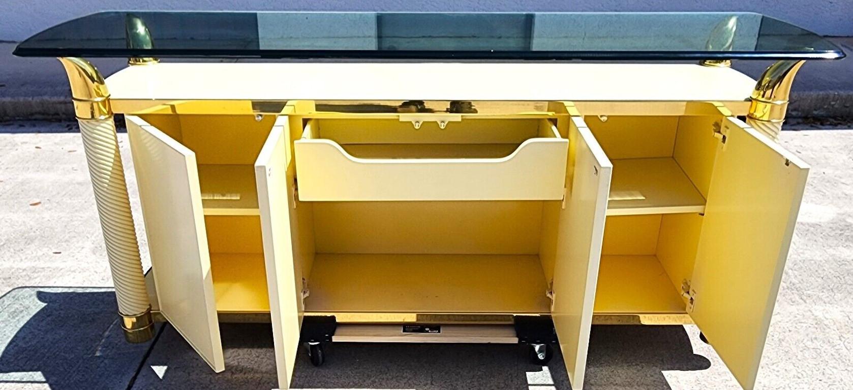 TOMMASO BARBI Schreibtisch-Barschrank mit Baraufzug im Zustand „Gut“ im Angebot in Lake Worth, FL