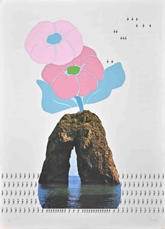 Capri - Lithograph by Tommaso Binga - 1980s