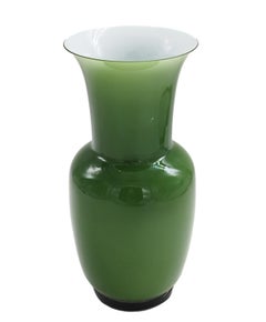 Tommaso Buzzi for Venini "Incamiciato" Murano Glass Vase, Italy, 1989