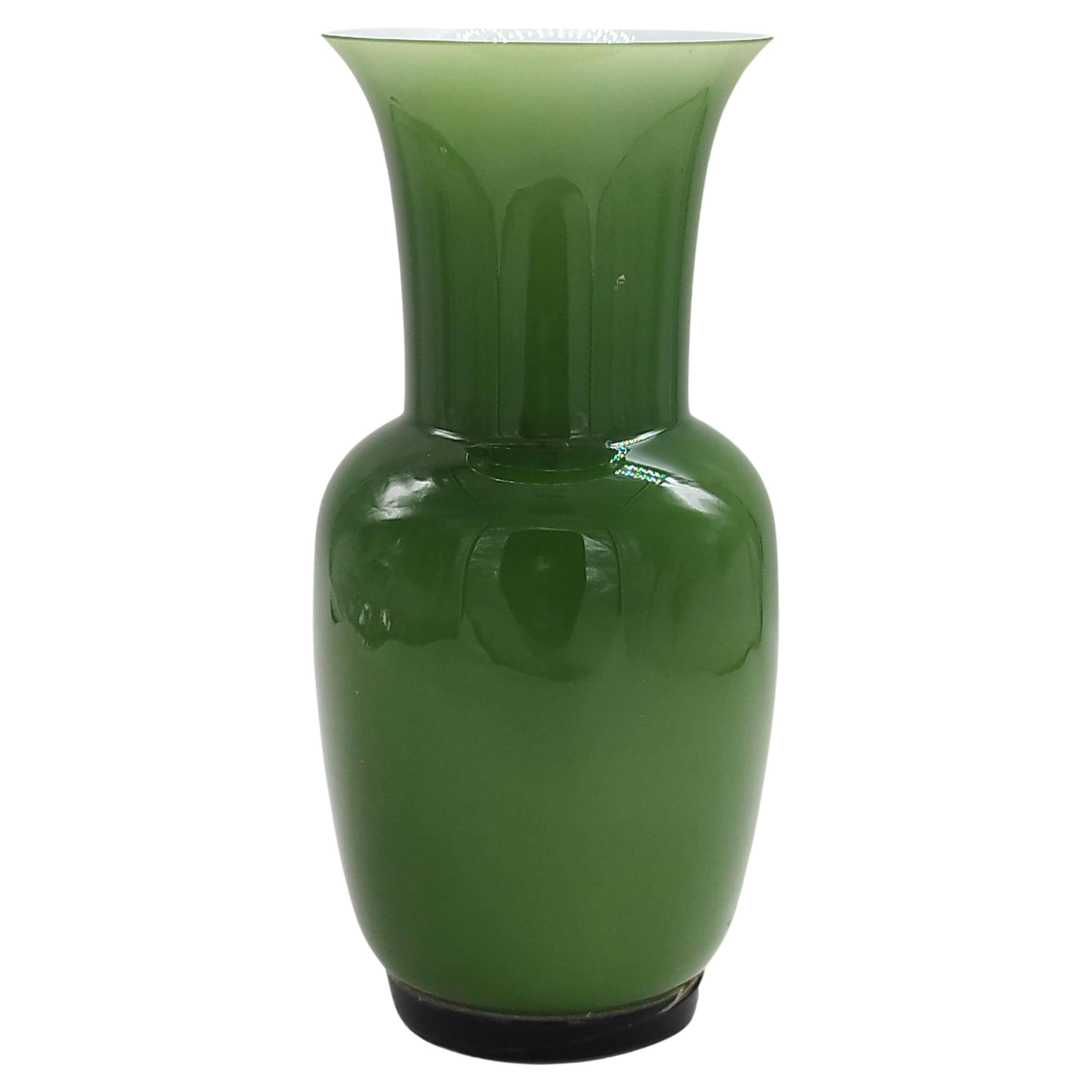 Tommaso Buzzi for Venini "Incamiciato" Murano Glass Vase, Italy, 1989 For Sale