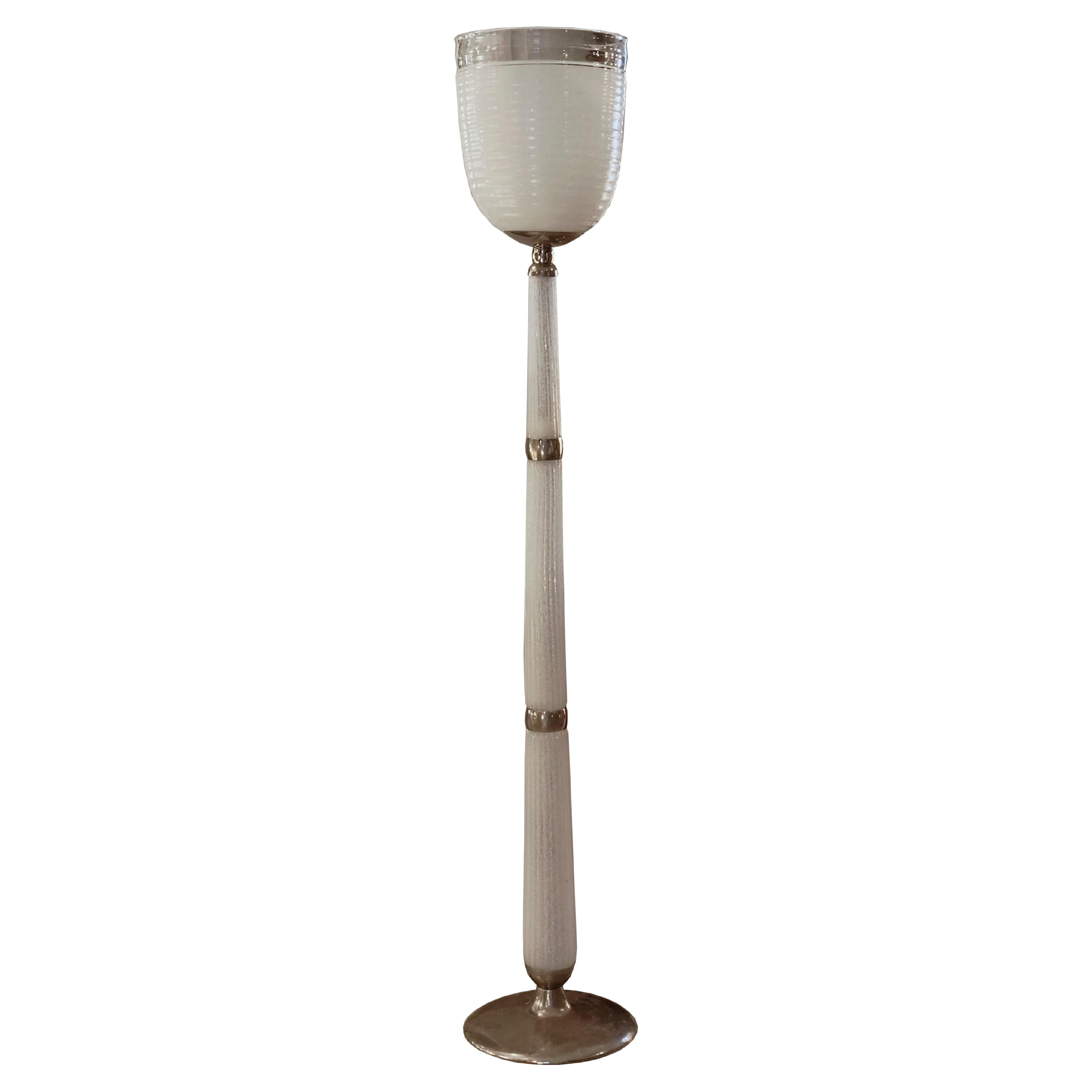 Tommaso Buzzi for Venini Floor Lamp Mod. 502 in Murano Glass, Italy 19