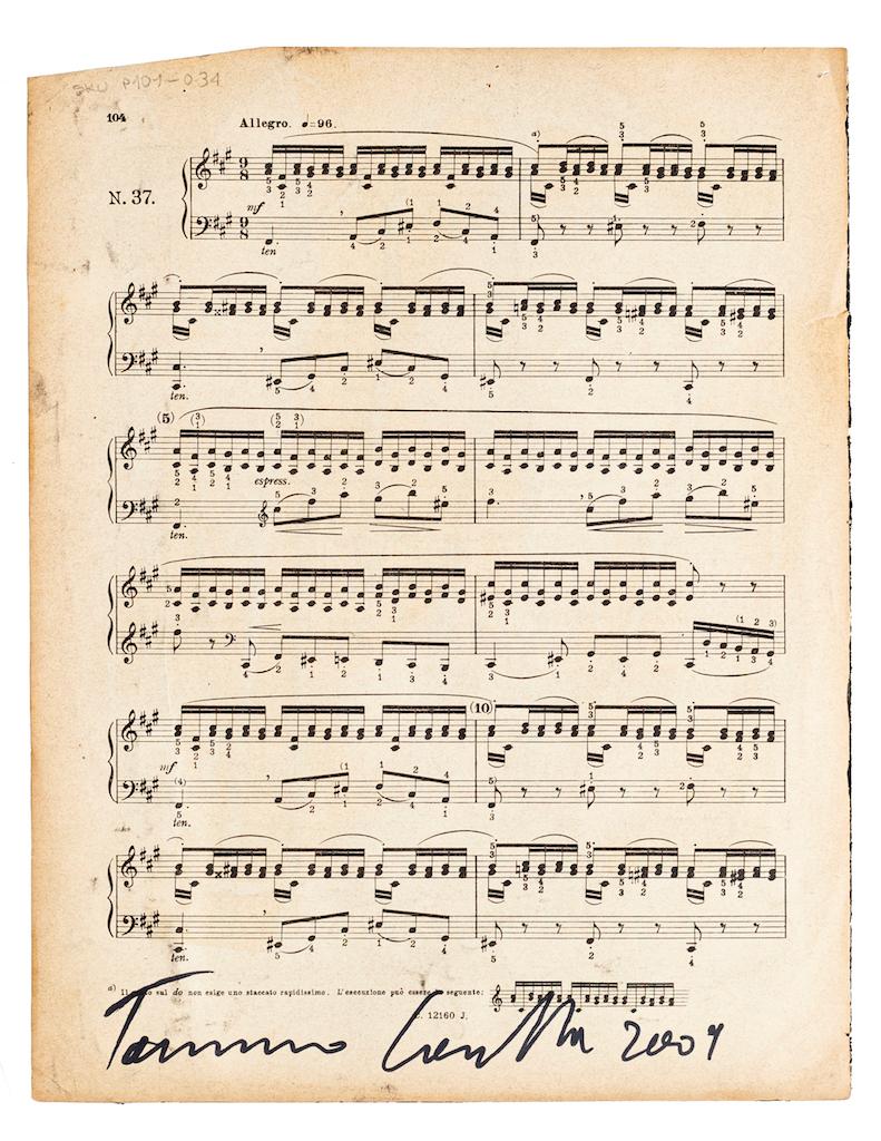 Note musicali - Tecnica mista di Tommaso Cascella - 2009 in vendita 1