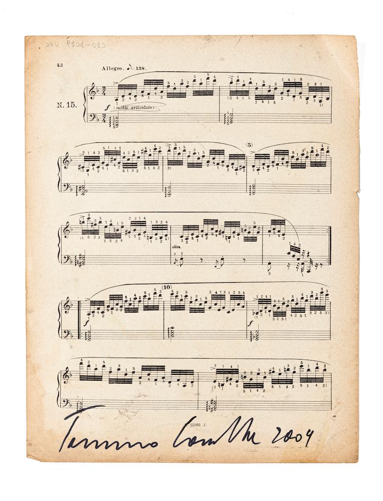 Note musicali - Tecnica mista di Tommaso Cascella - 2009 in vendita 1