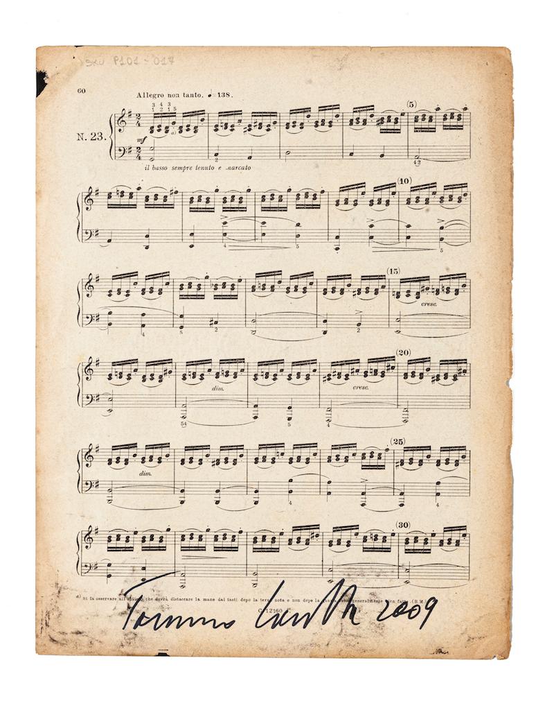 Note musicali - Tecnica mista di Tommaso Cascella - 2009 in vendita 1