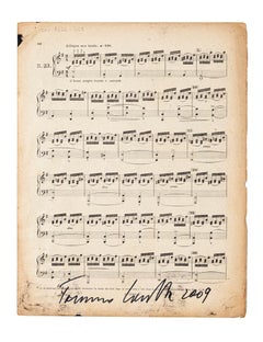 Musik Notizen – Mixed Media von Tommaso Cascella – 2009