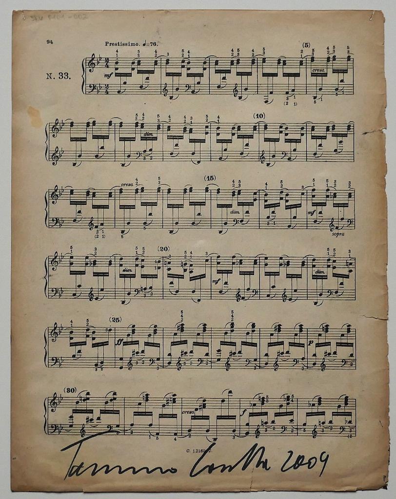 Note musicali - Tecnica mista di Tommaso Cascella - 2009 in vendita 1