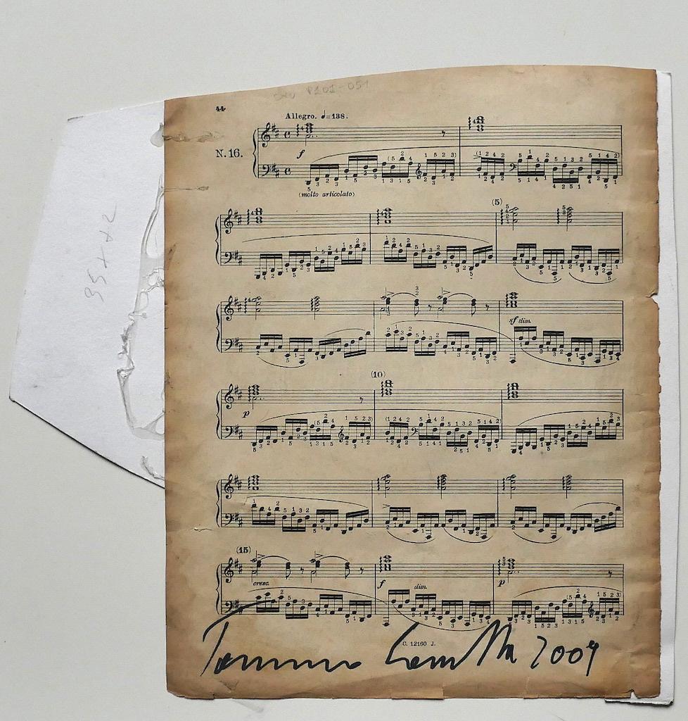 Musical Notes - Mixed Media by Tommaso Cascella - 2009 For Sale 1
