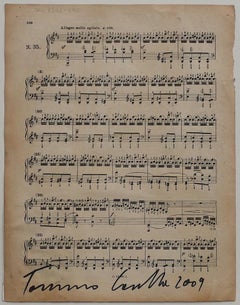 Note musicali - Tecnica mista di Tommaso Cascella - 2009