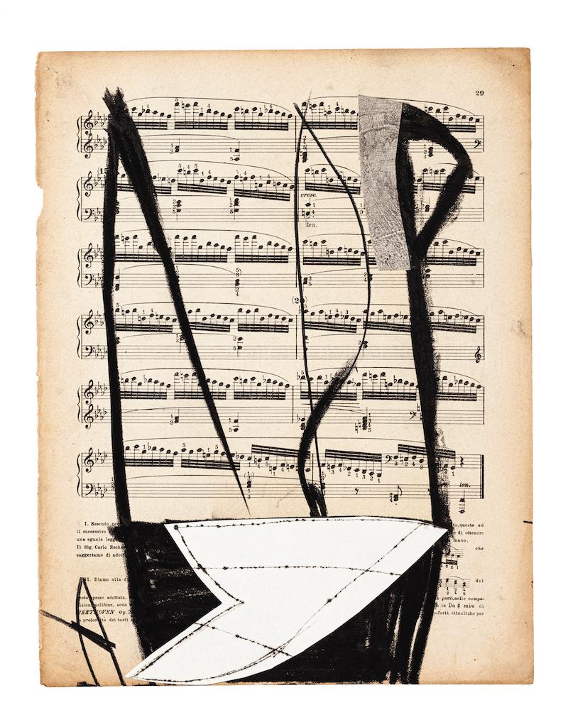 Musical Notes - Mixed Media by Tommaso Cascella - 2009 For Sale 1