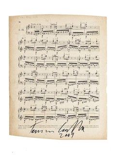 Musik Notizen – Mixed Media von Tommaso Cascella – 2009