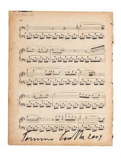 Musik Notizen – Mixed Media von Tommaso Cascella – 2009