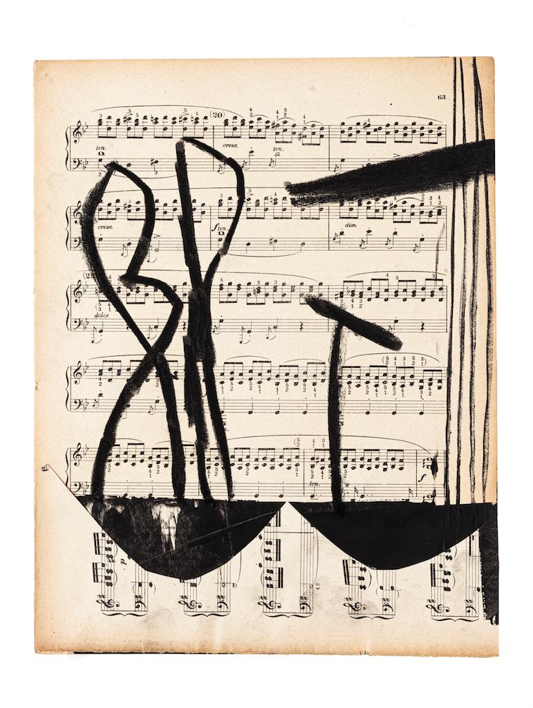 "Musical Notes" is a beautiful artwork in mixed media, tempera and collage on a musical note, realized in 2009 by Tommaso Cascella.

Hand-signed on the rear and date.

Good condition.

The artwork represents an abstract composition through collage