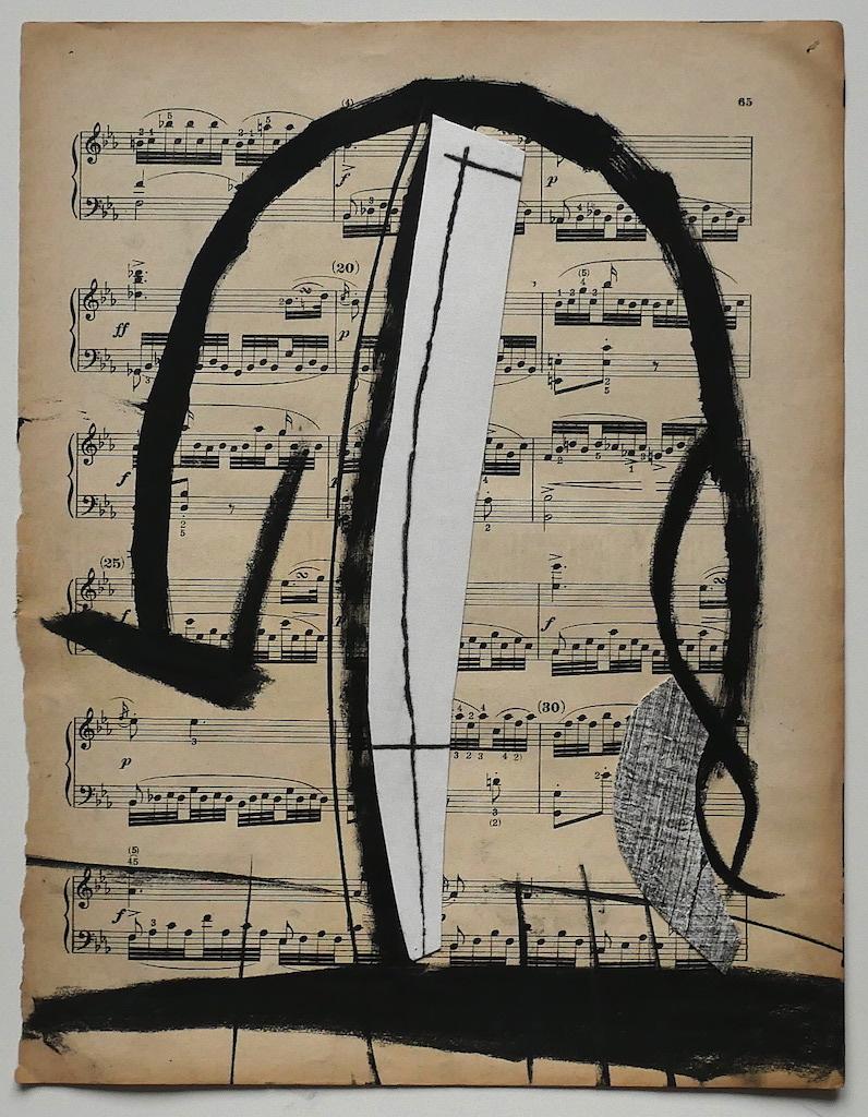 "Musical Notes" is a beautiful artwork in mixed media, tempera and collage on a musical note, realized in 2009 by Tommaso Cascella.

Hand-signed on the rear and date.

Good condition with the trace of time.

The artwork represents an abstract