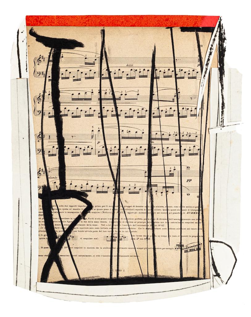 "Musical Notes" is a beautiful artwork in mixed media tempera and collage on a musical note, realized in 2009 by Tommaso Cascella.

Hand-signed on the rear and date.

Good condition.

The artwork represents an abstract composition through collage