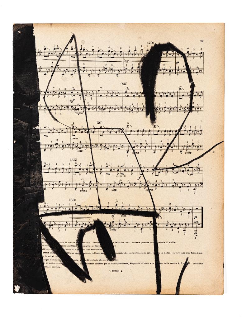 Notes musicales - Techniques mixtes de Tommaso Cascella - 2009