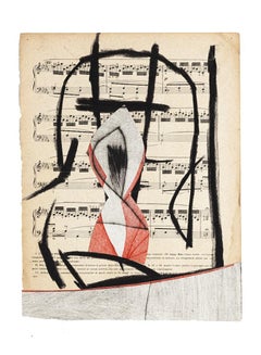 Musical Notes - Original Mixed Media by Tommaso Cascella - 2009