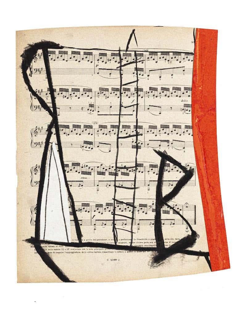 Musical Notes - Mixed Media by Tommaso Cascella - 2009