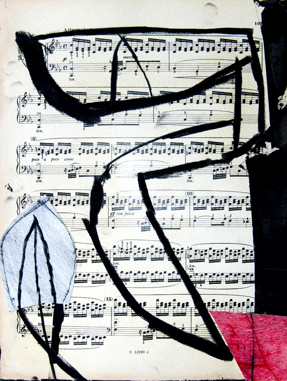 Untitled 4 - Original Mixed Media by T. Cascella - 2009 - Mixed Media Art by Tommaso Cascella