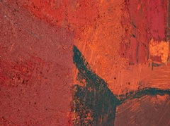 Peinture à l'huile sur toile Iron Drops de Tommaso Cascella, 1991