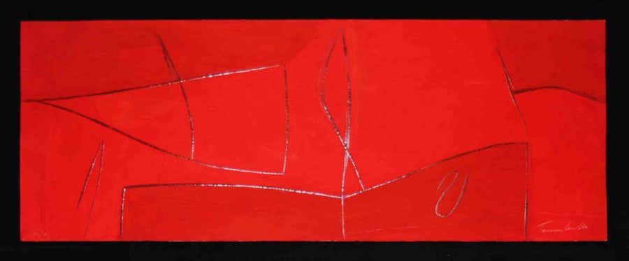 Depositare Vibrazioni 1 - Woodcut by Tommaso Cascella - 1990s