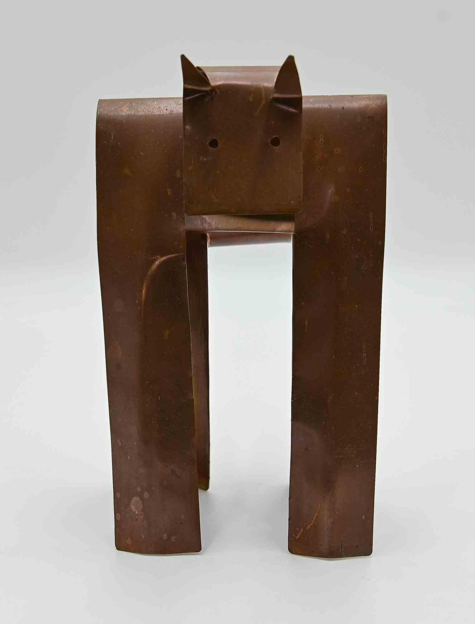 The Cat - Bronze Sculpture by Tommaso Cascella - 2004 For Sale 3