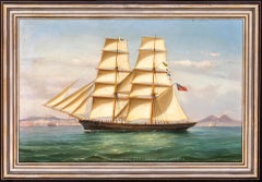Brig EPHRATAH of Port Madoc Entering Naples