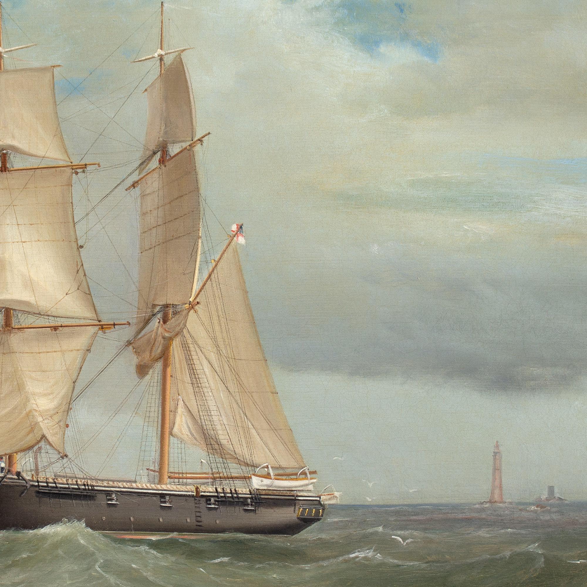 Tommaso De Simone, HM Brig Nautilus Exercising In The Channel 4