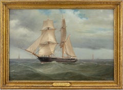 Tommaso De Simone, HM Brig Nautilus Exercising In The Channel
