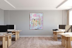 Holograms Cascade (Abstract painting)