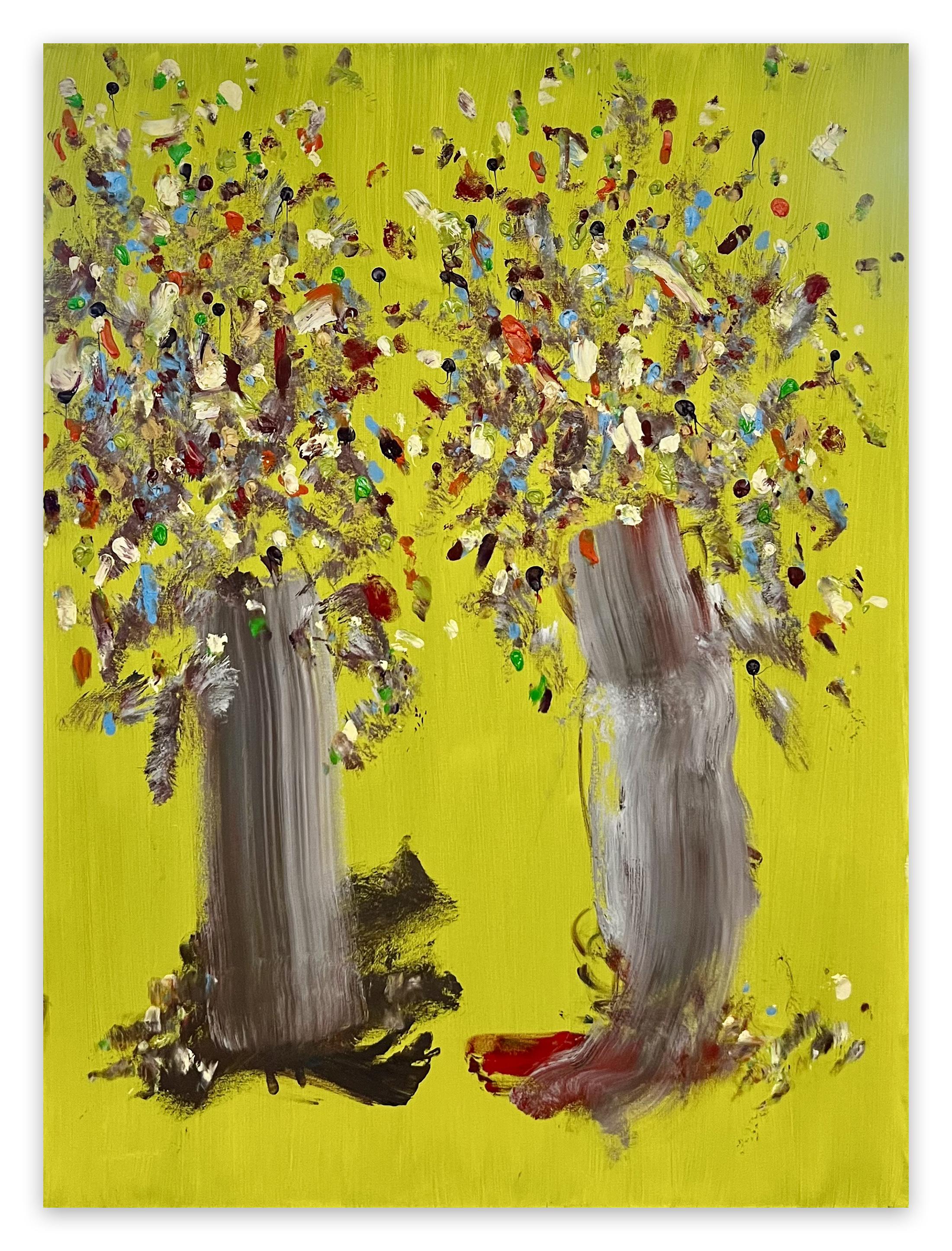 Tommaso Fattovich Abstract Painting – Juárez (Abstrakte Malerei)