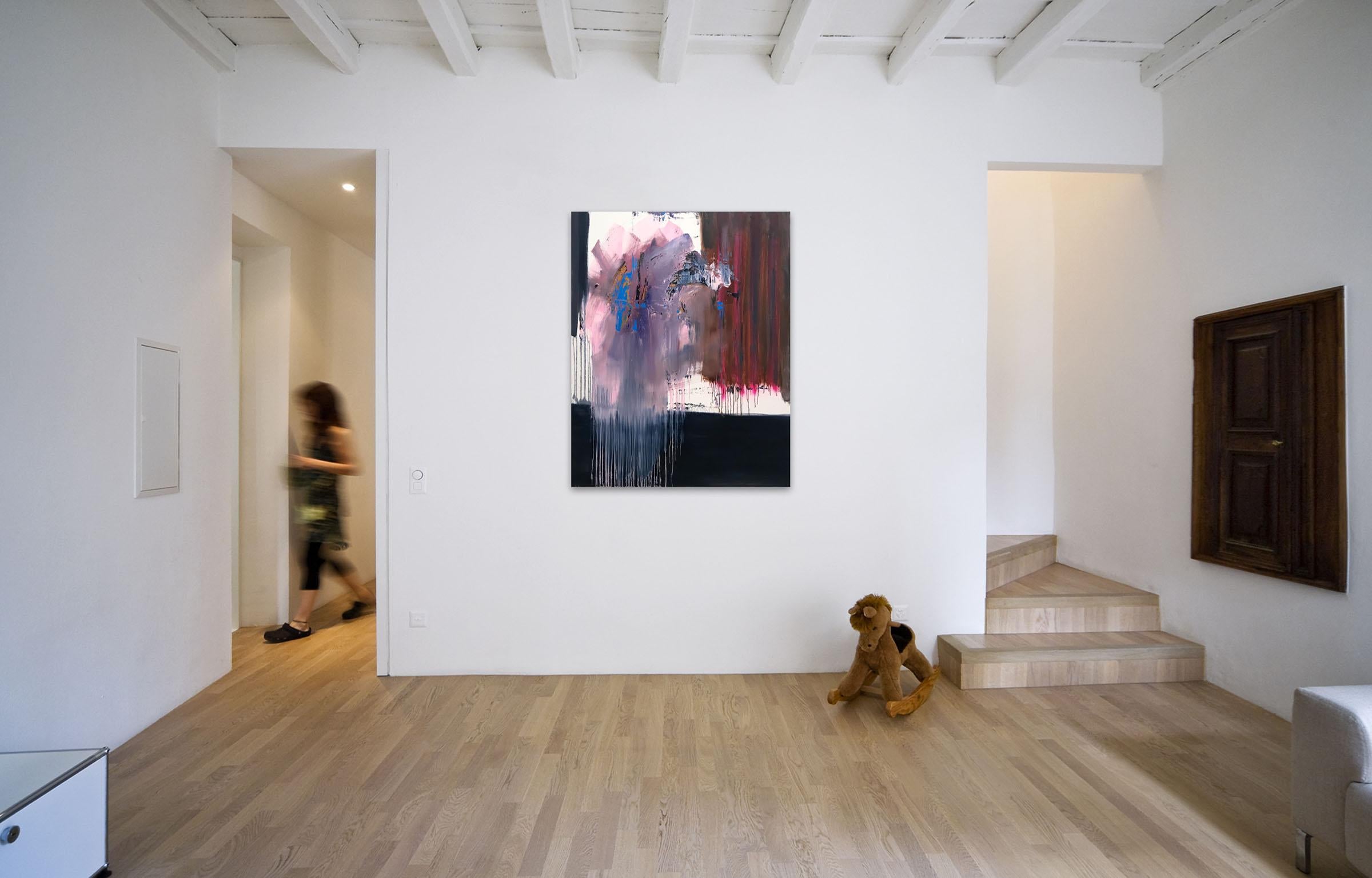 Libet's Delay (Abstract painting) - Painting by Tommaso Fattovich