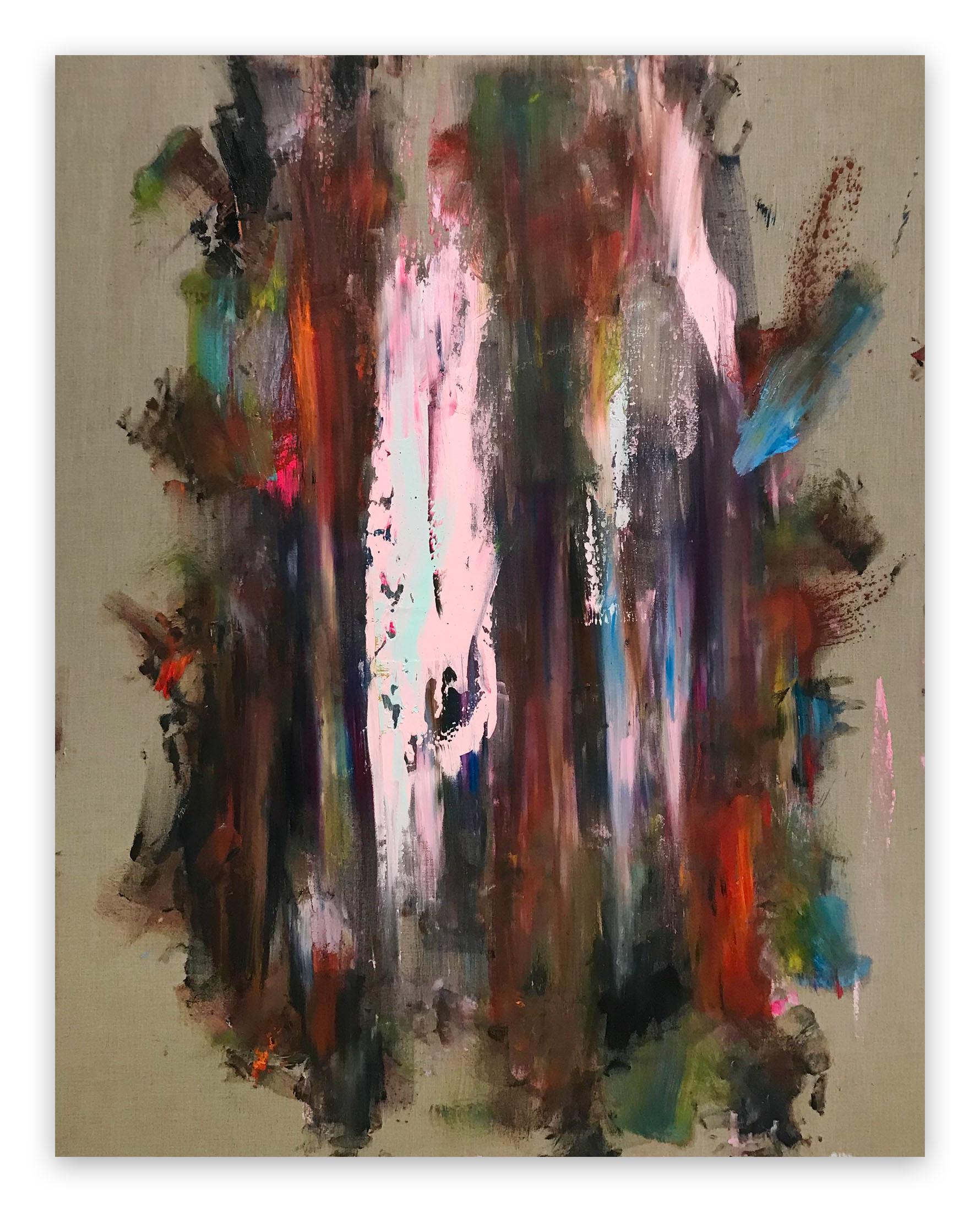 Tommaso Fattovich Abstract Painting – Magic Tree (Abstraktes Gemälde)