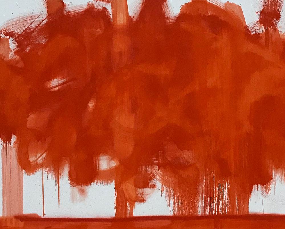 Red Cloud (Abstract Painting)

Mixed media on canvas - Unframed.

Fattovich calls his style Abstract Punk.
His compositions evolve according to a subliminal process in which he responds viscerally to the colors, layers, lines and shapes, coaxing