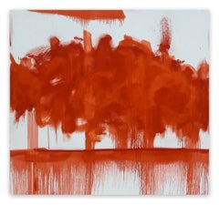 Nuage rouge (peinture abstraite)