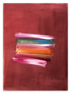 Melocotones podridos y santos de neón (Pintura abstracta)