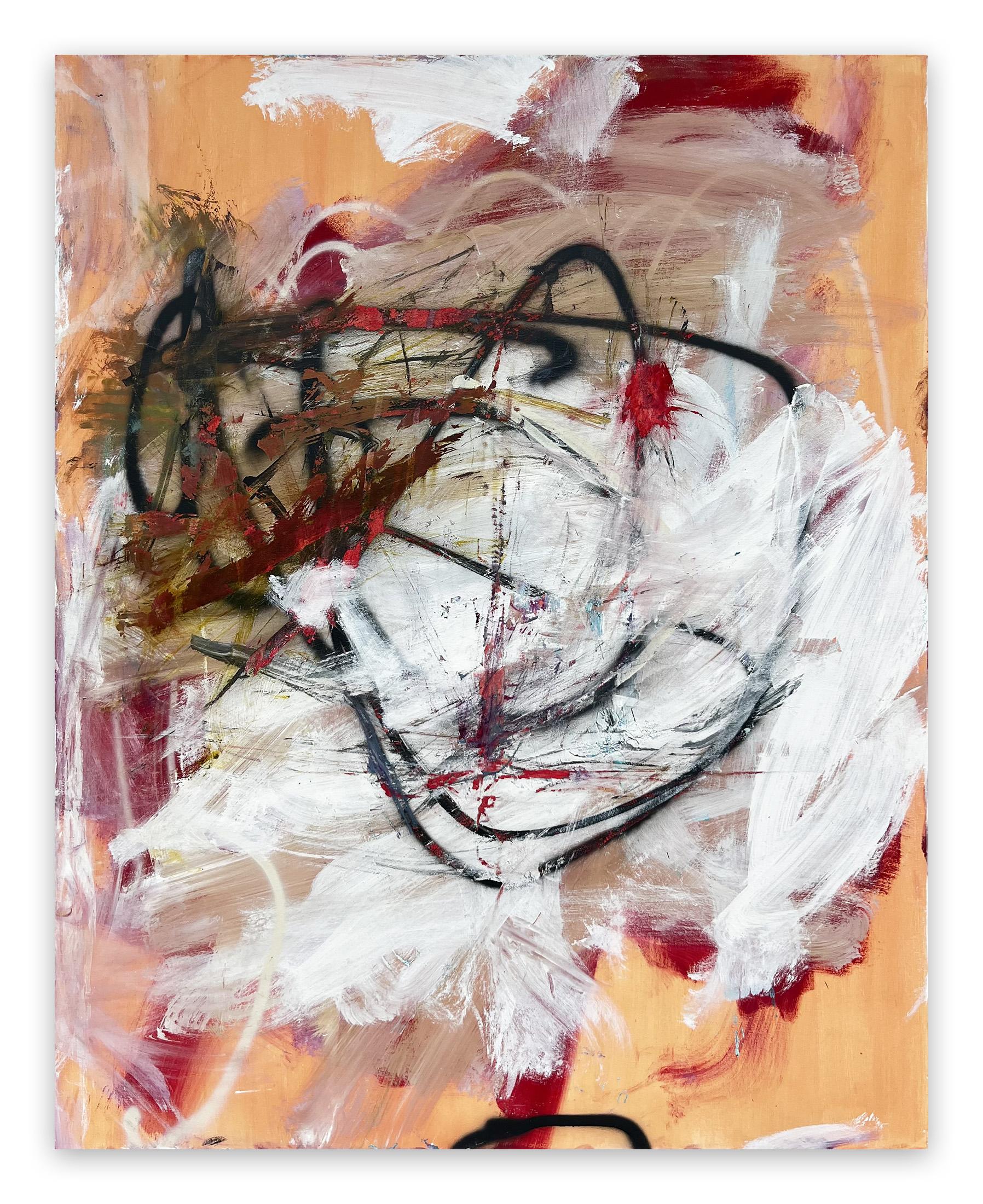 Abstract Painting di Tommaso Fattovich - Fragola selvatica (Pittura astratta)