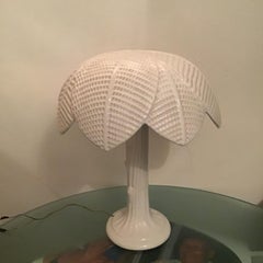 TommasoBarbi Table Lamp Palm Ceramic 1970 Italy