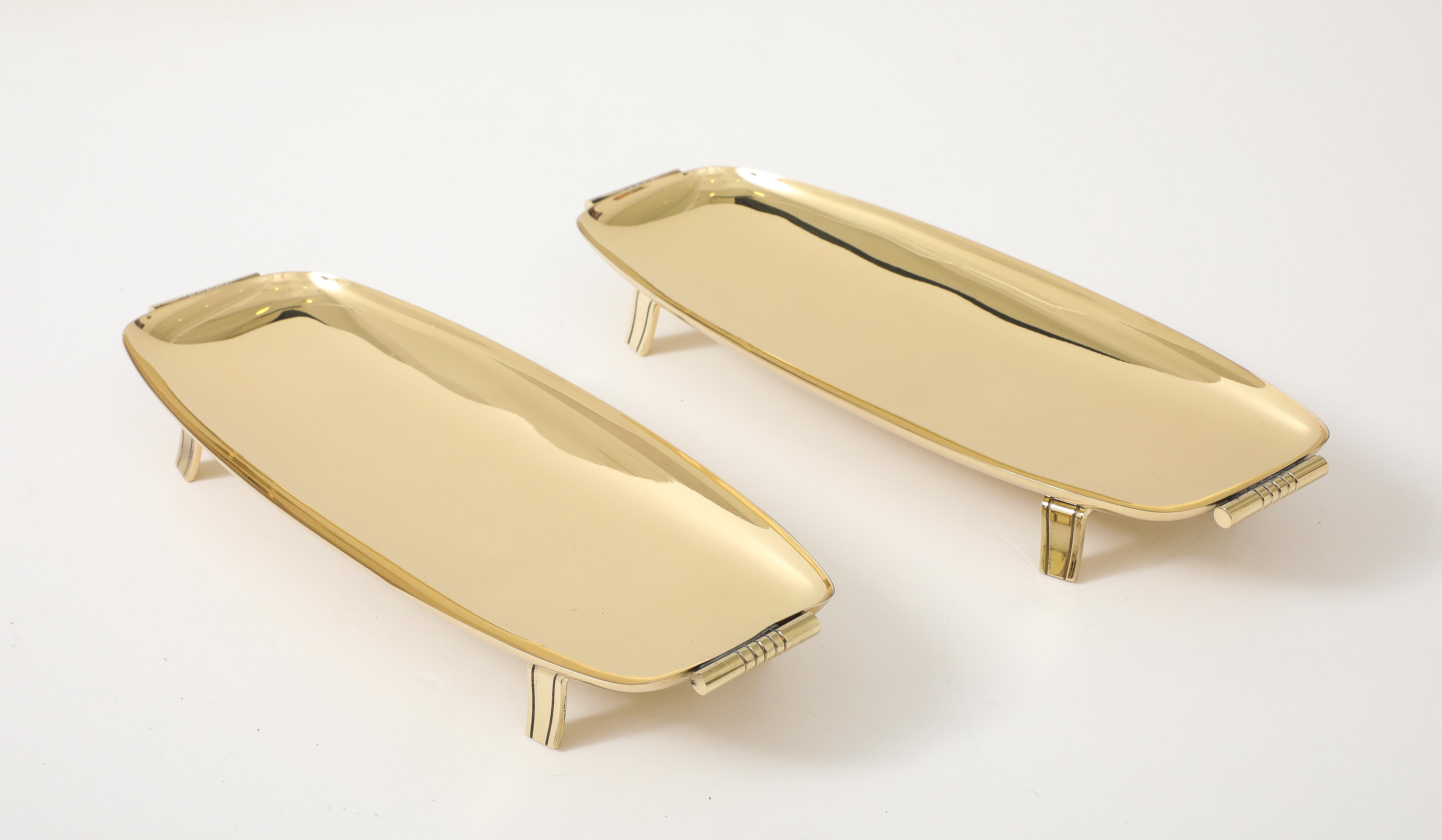 Tommi Parainger Brass Serving Trays im Zustand „Hervorragend“ im Angebot in New York, NY